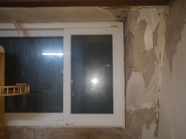 옥상누수로 인한 방벽