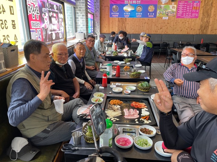 나들이 내 식사사진